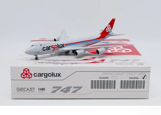 カーゴラックス Cargolux ボーイング 747-8F LX-VCC 50周年特別塗装 / JC Wings 1/400 飛行機模型 旅客機