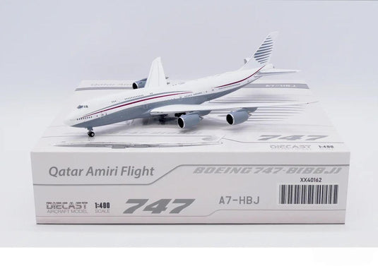 カタール・アミリ・フライト Qatar Amiri Flight ボーイング 747-8 A7-HBJ / JC Wings 1/400 飛行機模型 旅客機
