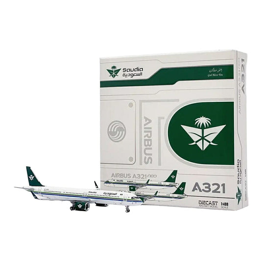 サウジアラビア航空 Saudi Arabian Airlines エアバス A321neo HZ-ASAC / JC Wings 1/400 飛行機模型 旅客機