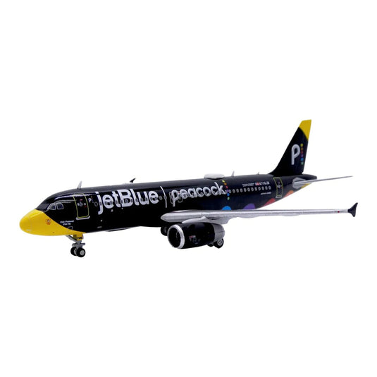 ジェットブルー JetBlue エアバス A320-200 「Peacock」特別塗装 N706JB / JC Wings 1/400 飛行機模型 旅客機
