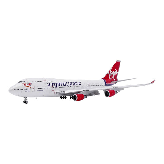 ヴァージン・アトランティック航空 Virgin Atlantic ボーイング 747-400 G-VHOT フラップダウン仕様 / JC Wings 1/400 飛行機模型 旅客機