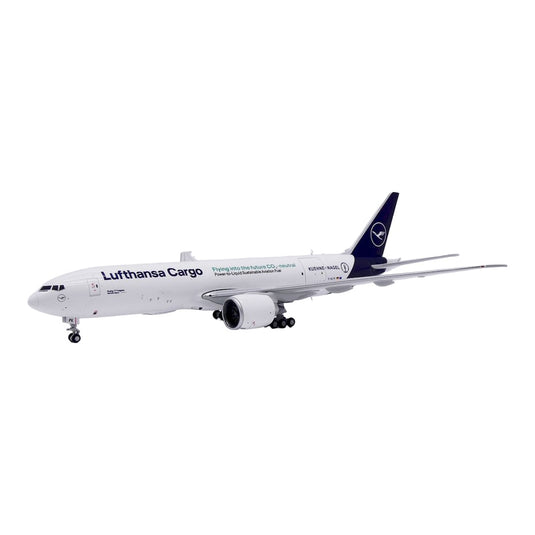 ルフトハンザ・カーゴ Lufthansa Cargo ボーイング 777F D-ALFK インタラクティブシリーズ / JC Wings 1/400 飛行機模型 旅客機