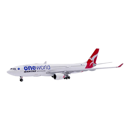 カンタス航空 Qantas エアバス A330-200 ワンワールド塗装 VH-EBV / JC Wings 1/400 飛行機模型 旅客機