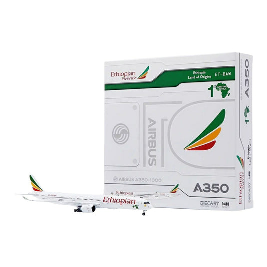 エチオピア航空 Ethiopian エアバス A350-1000 ET-BAW / JC Wings 1/400 飛行機模型 旅客機