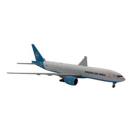 マースク・エア・カーゴ Maersk Air Cargo ボーイング 777-200F OY-MAC / JC Wings 1/400 飛行機模型 旅客機