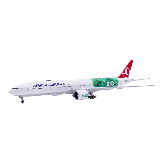ターキッシュエアラインズ Turkish Airlines ボーイング 777-300ER BIO燃料特別塗装 TC-LJH / JC Wings 1/400 飛行機模型 旅客機