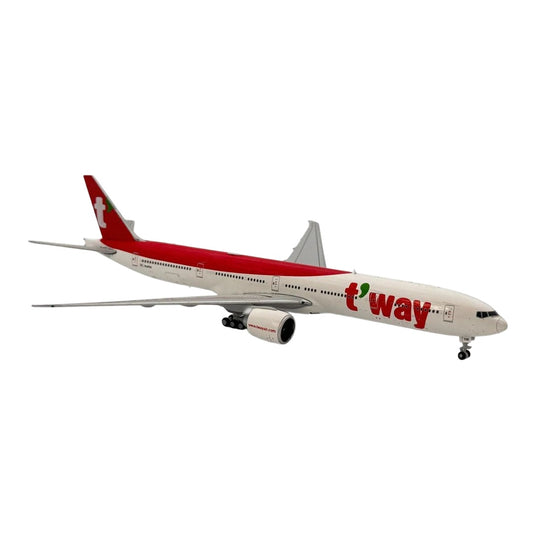 ティーウェイ航空 T'Way Air ボーイング 777-300ER HL8706 / JC Wings 1/400 飛行機模型 旅客機