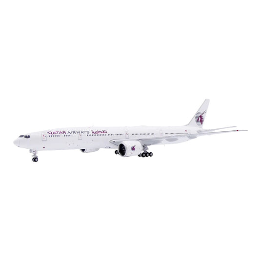 カタール航空 Qatar Airways ボーイング 777-300ER オールホワイト A7-BOC / JC Wings 1/400 飛行機模型 旅客機