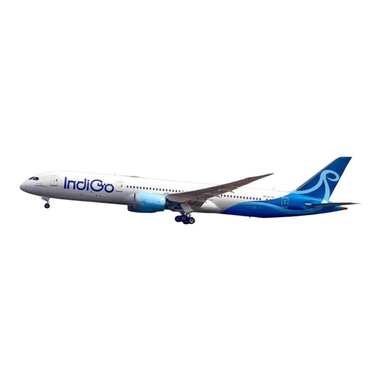 インディゴ IndiGo Airlines ボーイング 787-9 LN-FNC フラップダウン仕様 / JC Wings 1/400 飛行機模型 旅客機