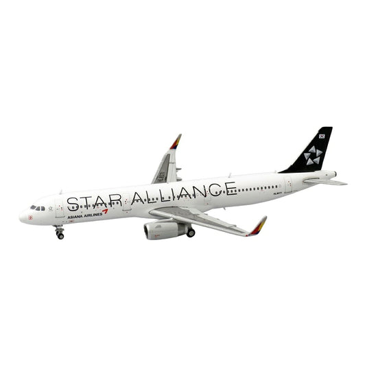 アシアナ航空 Asiana Airlines エアバス A321 スターアライアンス塗装 HL8071 / JC Wings 1/400 飛行機模型 旅客機