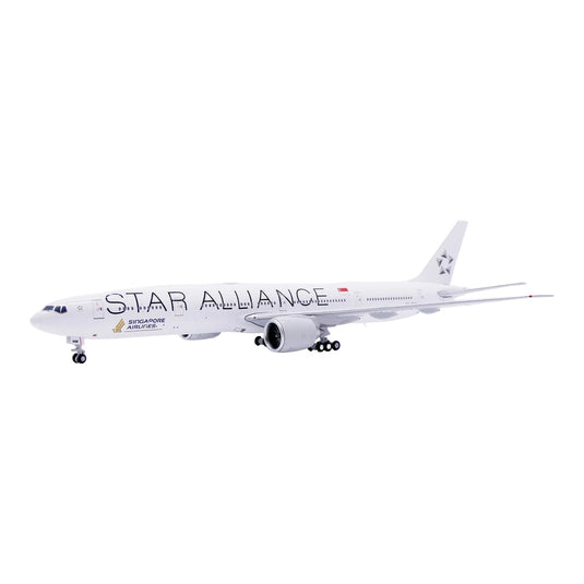 シンガポール航空 Singapore Airlines ボーイング 777-300ER スターアライアンス塗装 9V-SWM / JC Wings 1/400 飛行機模型 旅客機