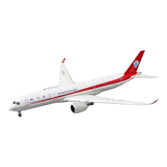 四川航空 Sichuan Airlines エアバス A350-900 フラップダウン仕様 B-304V / JC Wings 1/400 飛行機模型 旅客機
