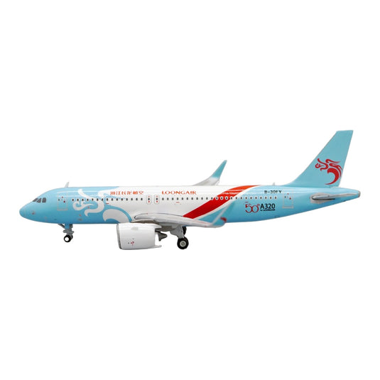 長龍航空 Loongair エアバス A320neo / JC Wings 1/400 飛行機模型 旅客機
