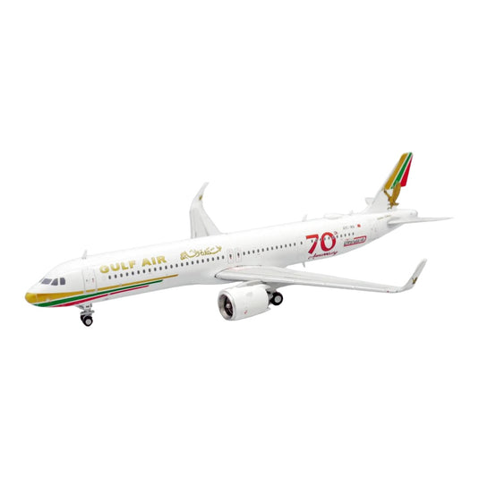 ガルフ・エア Gulf Air エアバス A321neo A9C-NB 70周年記念特別塗装 / JC Wings 1/400 飛行機模型 旅客機
