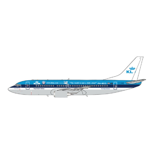 KLMオランダ航空 KLM Royal Dutch Airlines ボーイング 737-300 PH-BDD / JC Wings 1/400 飛行機模型 旅客機