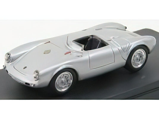 PORSCHE - 550 SPIDER BARCHETTA - SILVER/JOLLY-MODEL 1/43ミニカー