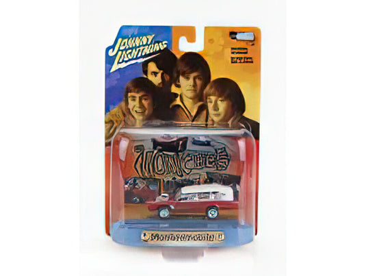 PONTIAC GTO CONVERTIBLE MONKEEMOBILE 1966 THE MONKEES RED WHITE/JOHNNY LIGHTNING 1/64ミニカー