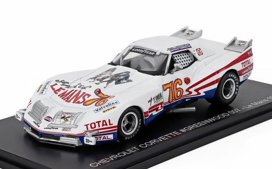 CHEVROLETシボレー コルベット スティングレイ 7.0L V8 76号車 ルマン 1976 J.グリーンウッド B.ダルニッシュ MADE FROM SPARK-MODEL 24h-LE-MANS-COLLECTION / EDICOLA 1/43