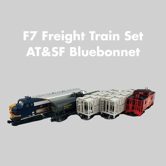 サンタフェ ディーゼル貨物列車セット DCC (ブルーボンネット機関車) / KATO Nゲージ 鉄道模型 外国鉄道