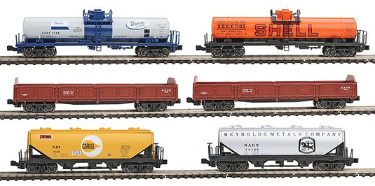 混合貨車 6両セット 完成品 / KATO Nゲージ 鉄道模型 外国鉄道