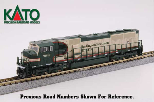 EMD SD70MAC キャブヘッドライト DCC バーリントンノーザンサンタフェ