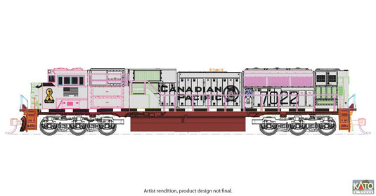 カナディアン・パシフィック鉄道 EMD SD70ACU ディーゼル機関車