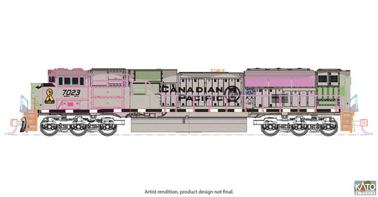 カナディアン・パシフィック鉄道 EMD SD70ACU ディーゼル機関車 スタンダードDC