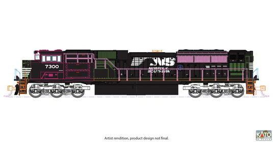 EMD SD70ACU ディーゼル機関車 ノーフォーク・サザン