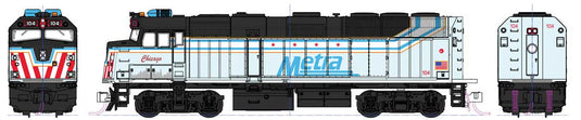 メトラ EMD F40PH ディーゼル機関車 通勤仕様 DCC