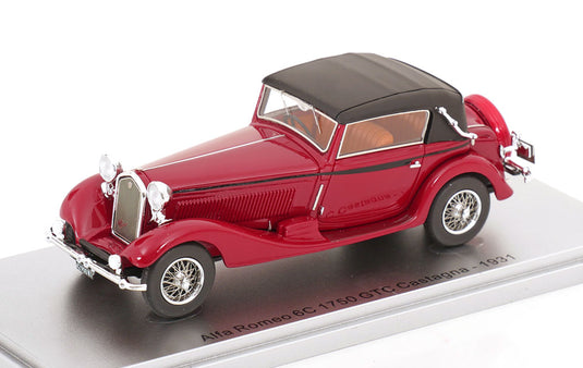 Alfa Romeo 6C 1750 GTC カスタニャ 1931/ Kess 1/43 ミニカー