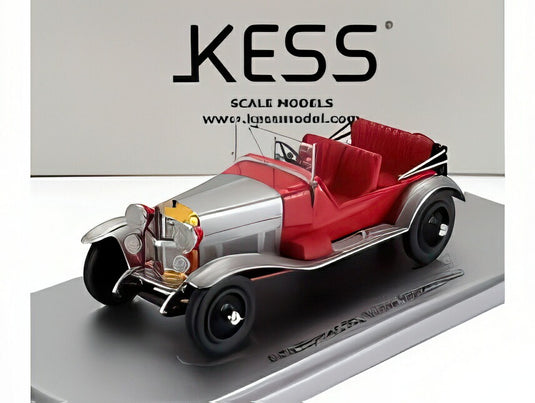 ALFA ROMEO RL SUPER SPORT 4シーター シートカバー無 1927 レッド シルバー/ Kess-Model 1/43 ミニカー