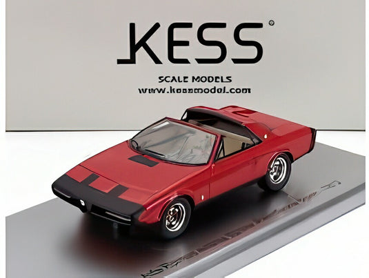 ALFA ROMEO ALFETTA SPIDER PININFARINA オープン 1972 レッド/ Kess-Model 1/43 ミニカー
