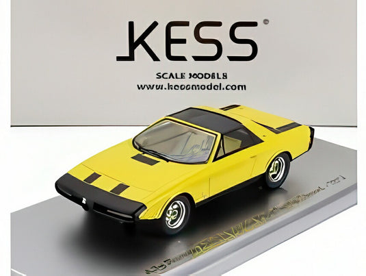 ALFA ROMEO ALFETTA SPIDER PININFARINA クローズド 1972 イエロー/ Kess-Model 1/43 ミニカー