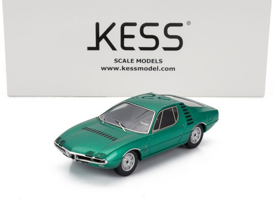 【予約】2026年発売予定ALFA ROMEO MONTREAL EXPO 1967 グリーンメタリック/ Kess-Model 1/43 ミニカー
