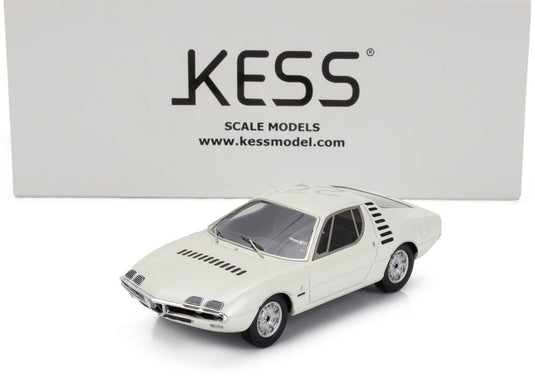 【予約】2026年発売予定ALFA ROMEO MONTREAL EXPO 1967 ホワイト/ Kess-Model 1/43 ミニカー