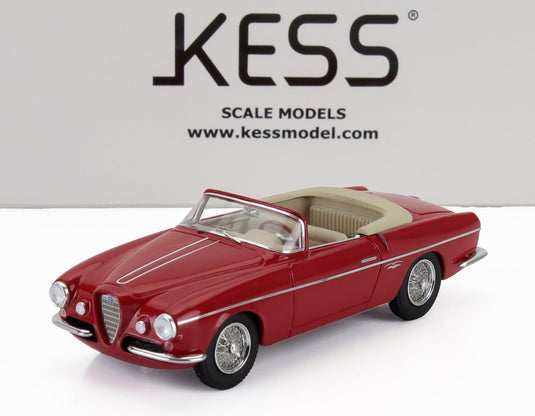【予約】2026年発売予定ALFA ROMEO 1900C SS GHIA AIGLE キャブリオレ 1955 レッド/ Kess-Model 1/43 ミニカー