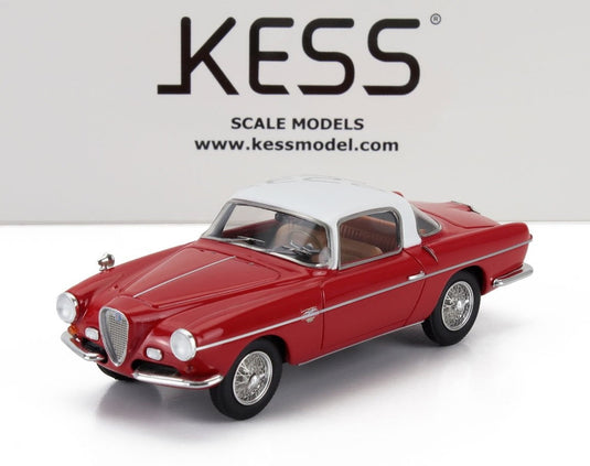 【予約】2026年発売予定ALFA ROMEO SZ 1900 GHIA SS AIGLE LUGANO COUPE 1957 レッドホワイト/ Kess-Model 1/43 ミニカー