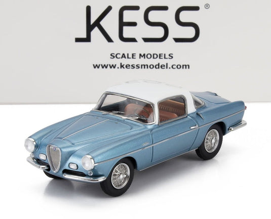 【予約】2026年発売予定ALFA ROMEO SZ 1900 GHIA SS AIGLE LUGANO COUPE 1957 ライトブルーメタリックホワイト/ Kess-Model 1/43 ミニカー