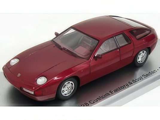 PORSCHE 928 CUSTOM FACTORY 4DOOR SEDAN 1986 RED MET/Kess-Model 1/43ミニカー
