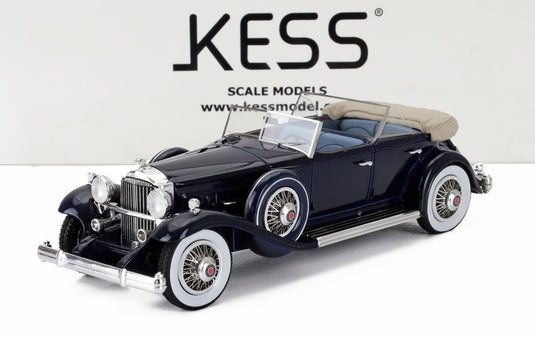 【予約】2026年発売予定PACKARD 904 CUSTOM DIETRICH DUEL COWL SPORT PHAETON オープン 1932 ブルー/ Kess-Model 1/43 ミニカー