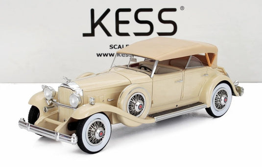 【予約】2026年発売予定PACKARD 904 CUSTOM DIETRICH DUEL COWL SPORT PHAETON クローズド 1932 2トーンベージュ/ Kess-Model 1/43 ミニカー
