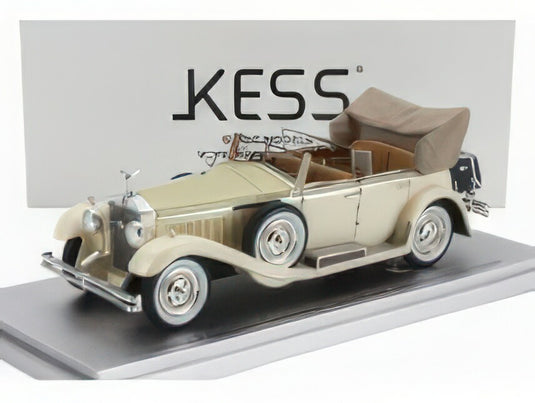 ISOTTA FRASCHINI - TIPO 8A SS CASTAGNA ch.1651 CABRIOLET OPEN 1930 - BEIGE/Kess-Model 1/43ミニカー