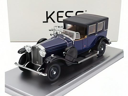 ISOTTA FRASCHINI TIPO 8A ランドレー サラ セミコンバーチブル オープン 1924 ブルー ブラック/ Kess-Model 1/43 ミニカー