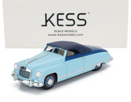 【予約】2026年発売予定ISOTTA FRASCHINI 8C MONTEROSA BONESCHI キャブリオレ クローズド 1948 2トーンブルーブラック/ Kess-Model 1/43 ミニカー