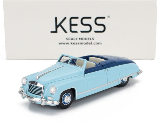 【予約】2026年発売予定ISOTTA FRASCHINI 8C MONTEROSA BONESCHI キャブリオレ オープン 1948 2トーンブルー/ Kess-Model 1/43 ミニカー