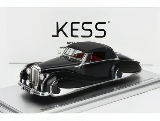 BENTLEY  MK VI sn.B25071 FRANAY DROPHEAD COUPE CABRIOLET CLOSED 1947  BLACK/KESS-MODEL 1/43ミニカー