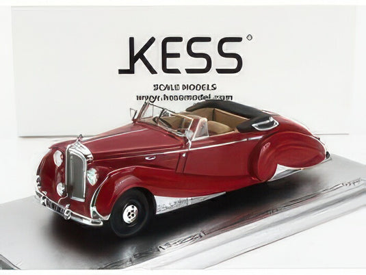 BENTLEY Mk VI フラネー社製 シャーシNo.B26BH ドロップヘッドクーペ カブリオレ オープン 1947年モデル レッド/KESS-MODEL 1/43ミニカー