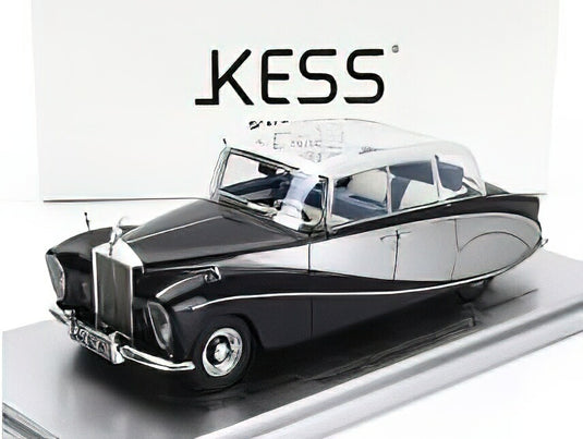 ROLLS ROYCE - SILVER WRAITH PERSPEX TOP SALOON 1956 - EX NUBAR GULBENKIAN - BLUE SILVER/KESS 1/43ミニカー