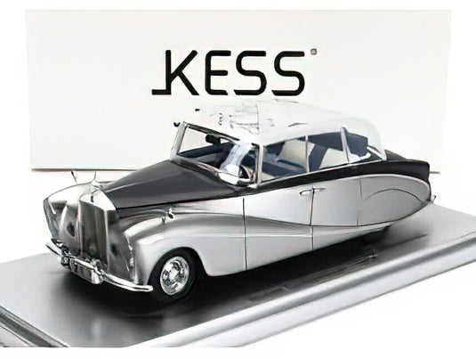 ROLLS ROYCE - SILVER WRAITH PERSPEX TOP SALOON 1956 - COLOUR MADE IN 1964 FOR MOVIE - JOY HOUSE - SILVER BLUE/KESS 1/43ミニカー