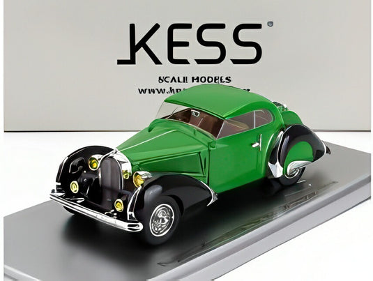 BUGATTI T57 LABOURDETTE VUTOTAL クーペ 1936 グリーン ブラック/ Kess-Model 1/43 ミニカー